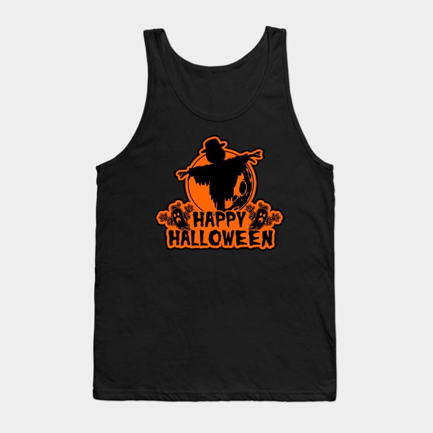 Halloween Scarecrow Tank Top by Vault Emporium